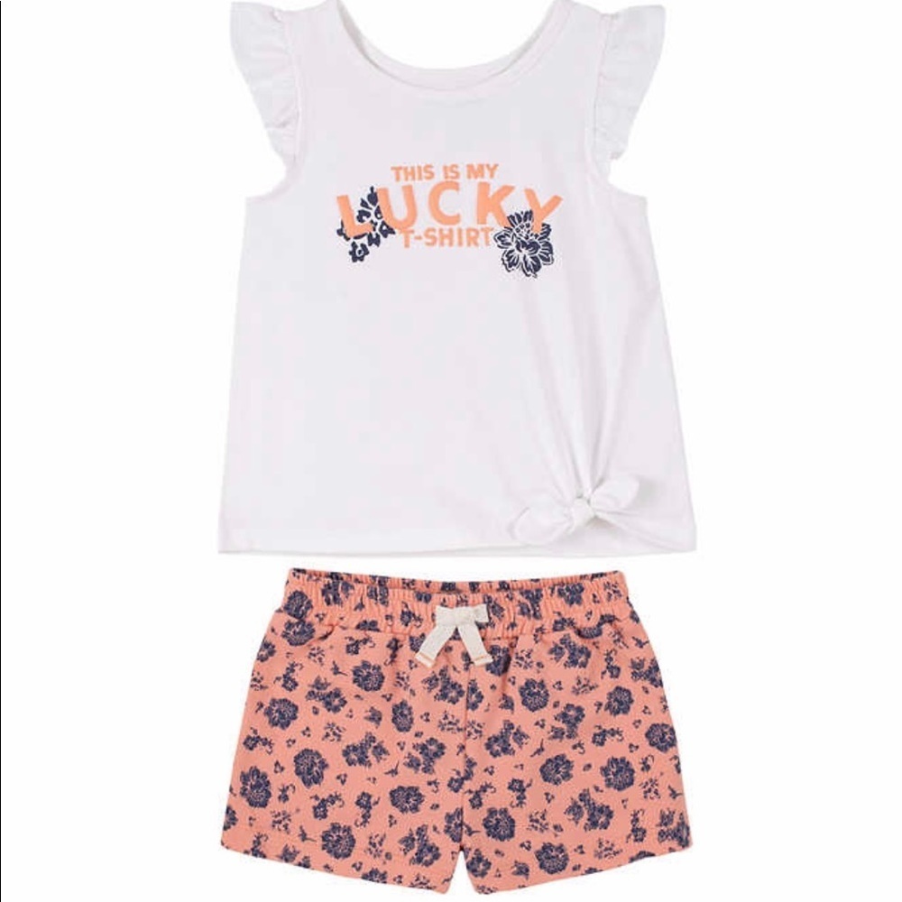 Lucky Brand Kids 2-piece set Pink size 7